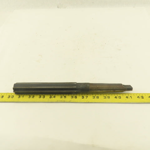 1-1/8" Straight 10 Flute Reamer Morse Taper MT3 Shank 6" Flute Length