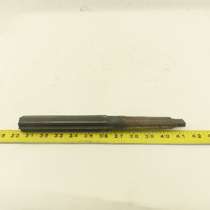 1-1/8" Straight 10 Flute Reamer Morse Taper MT3 Shank 6" Flute Length