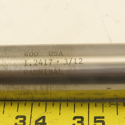 1.2417 Straight 8 Flute Chucking Reamer 1-1/4" Shank Carbide 3" Flute Length