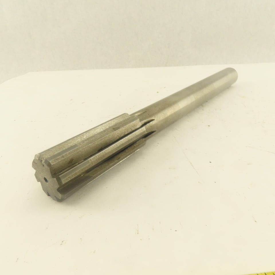 1.2417 Straight 8 Flute Chucking Reamer 1-1/4" Shank Carbide 3" Flute Length