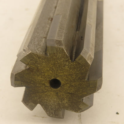 1.2417 Straight 8 Flute Chucking Reamer 1-1/4" Shank Carbide 3" Flute Length