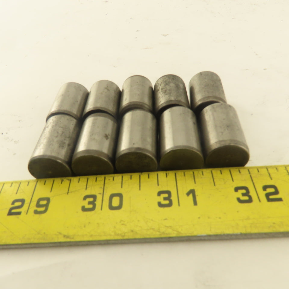 5/8" x 1" Alloy Steel Dowel Pin Lot Of 10