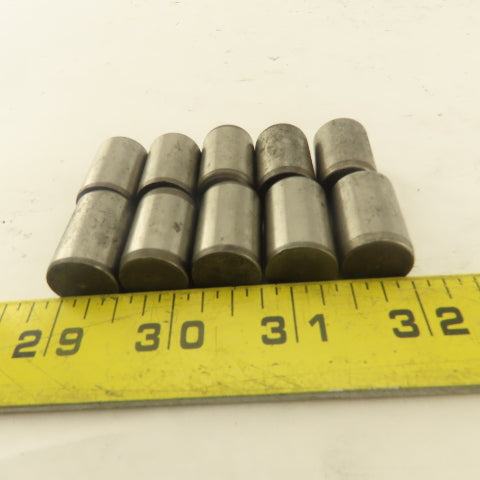 5/8" x 1" Alloy Steel Dowel Pin Lot Of 10