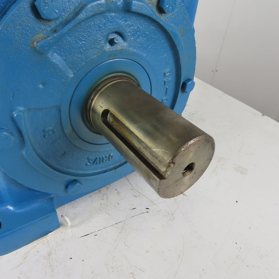 Textron MUO25-50-M5 Gear Box Speed Reducer 100:1 Horizontal Output Cone Drive
