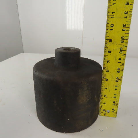 7-3/4" High x 8" Diameter Cast Iron Machine Riser Feet Counter Weight