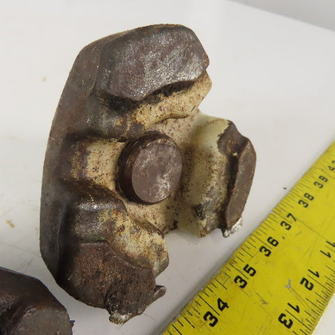 4" Adjustable Cast Iron Machine Riser Feet Lot of 4