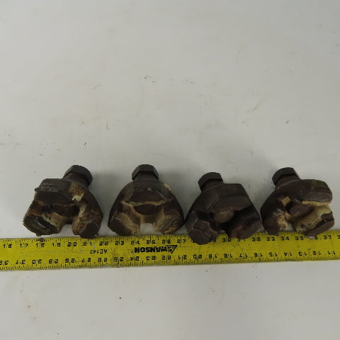 4" Adjustable Cast Iron Machine Riser Feet Lot of 4