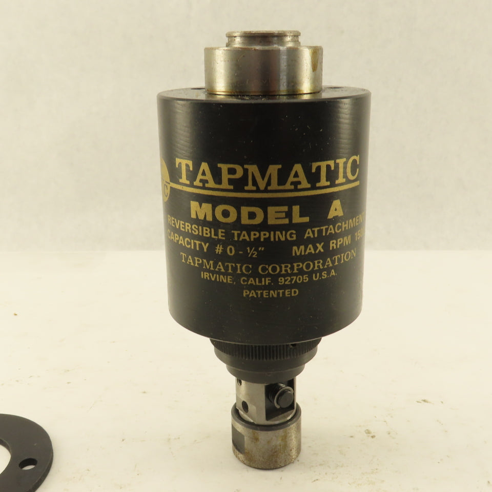 Tapmatic Model A #0-1/52" Tap Size Reversible Tapping Head Attachment 1500RPM