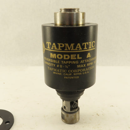 Tapmatic Model A #0-1/52" Tap Size Reversible Tapping Head Attachment 1500RPM