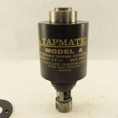 Tapmatic Model A #0-1/52" Tap Size Reversible Tapping Head Attachment 1500RPM