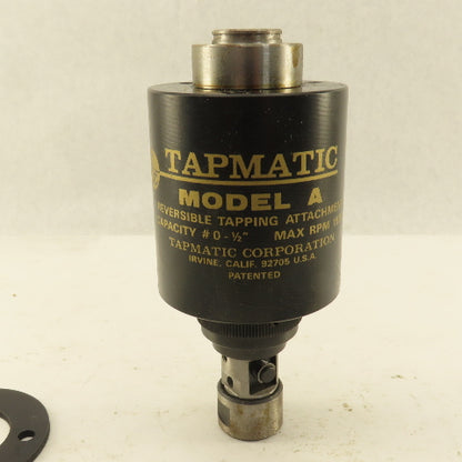 Tapmatic Model A #0-1/52" Tap Size Reversible Tapping Head Attachment 1500RPM