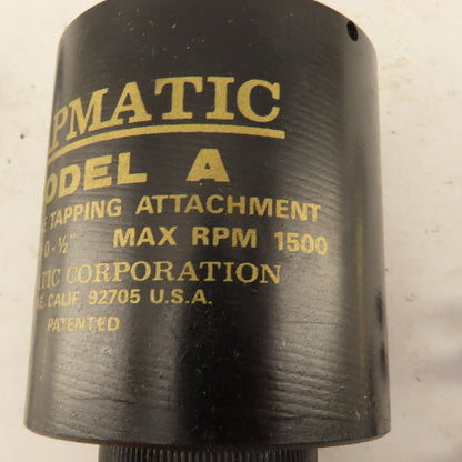 Tapmatic Model A #0-1/52" Tap Size Reversible Tapping Head Attachment 1500RPM