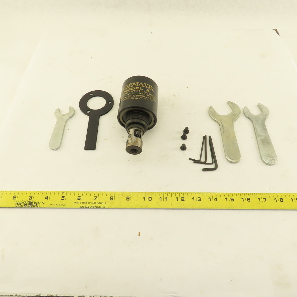 Tapmatic Model A #0-1/52" Tap Size Reversible Tapping Head Attachment 1500RPM