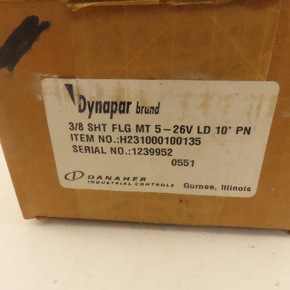 Dynapar H231000100135 Incremental Rotary Encoder 5-26V 3/8" Shaft