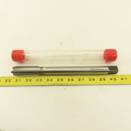 North American 1"-8 NC HS +.007 4 Flute Straight Hand Plug Tap 10" OAL