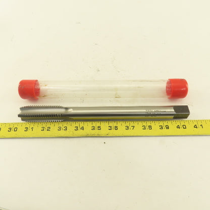 North American 1"-8 NC HS +.007 4 Flute Straight Hand Plug Tap 10" OAL