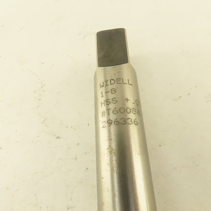 Widell 1"-8  HS +.007 4 Flute Straight Hand Plug Tap 11" OAL