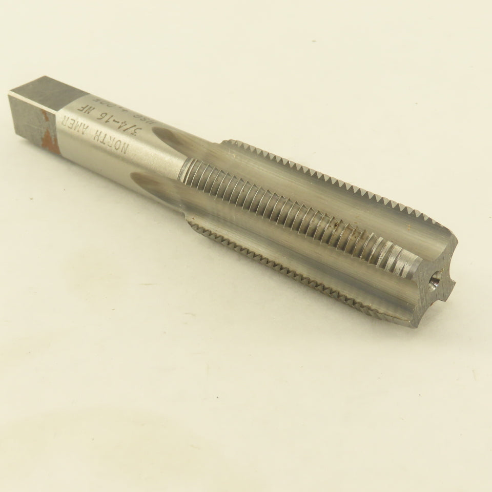 North American 3/4"-16 NF HSG +.005 Hand Tap 4 Straight Flute