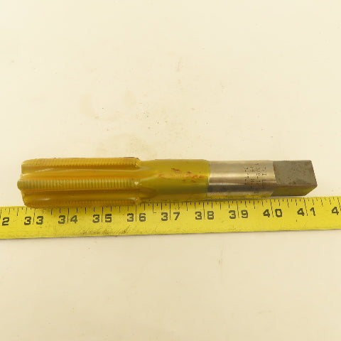 Thread Forms Inc. 1-3/8"-12 NS HS H-4 Plug Tap Straight 6 Flute 8" OAL