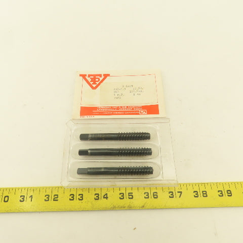 Vermont M10-1.5 HSG Spiral Point 3 Flute Hand Plug Tap Lot of 3