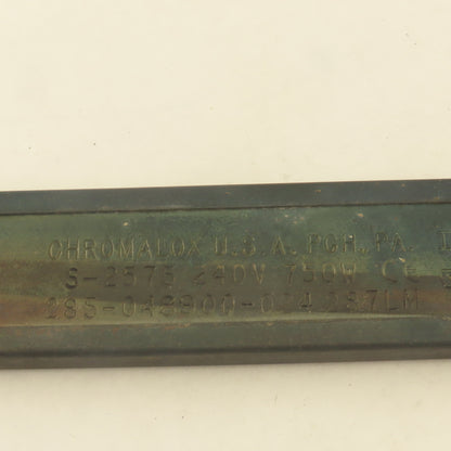Chromalox S-2575 240V 750W Strip Heater 25-1/2" OAL