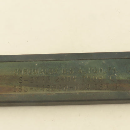 Chromalox S-2575 240V 750W Strip Heater 25-1/2" OAL