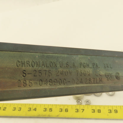 Chromalox S-2575 240V 750W Strip Heater 25-1/2" OAL