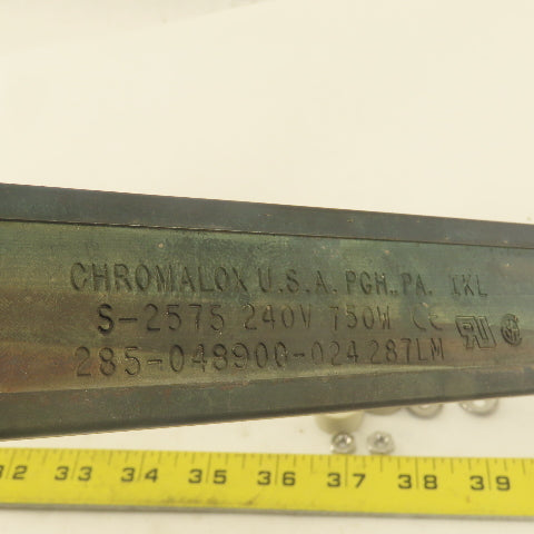 Chromalox S-2575 240V 750W Strip Heater 25-1/2" OAL