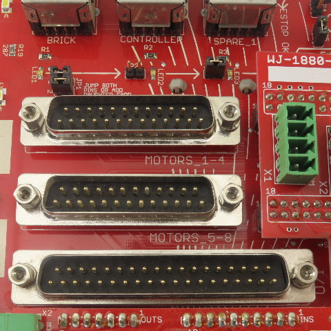 WardJet WJ-A-20346 Water Jet Cutting Machine Circuit Board Control Interface