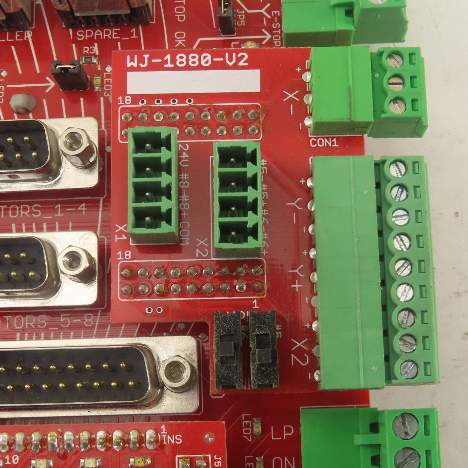 WardJet WJ-A-20346 Water Jet Cutting Machine Circuit Board Control Interface
