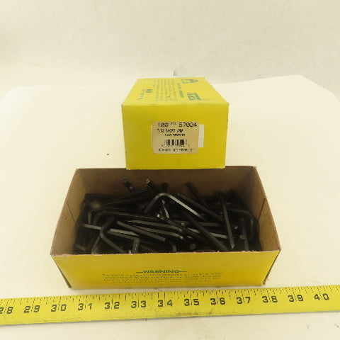 Holo-Krome 57024 7/32" Short Arm Allen Wrench Hex Key Lot Of 85