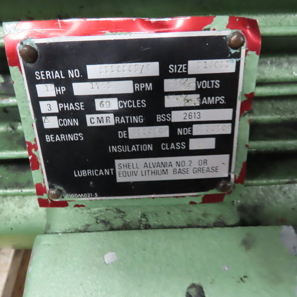 15Hp Horizontal Hydraulic Power Unit 28 Ga 3Ph W/Denison T1C 014 21 R 00 Pump