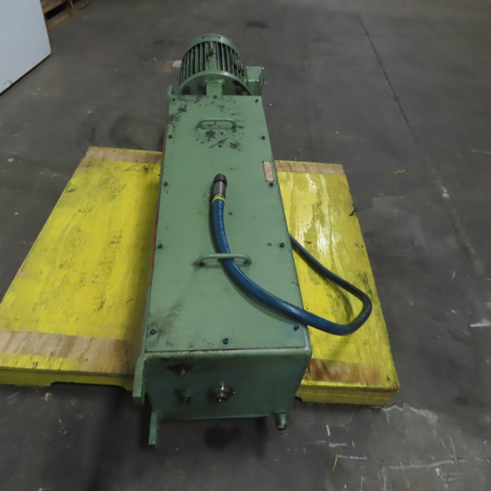 15Hp Horizontal Hydraulic Power Unit 28 Ga 3Ph W/Denison T1C 014 21 R 00 Pump