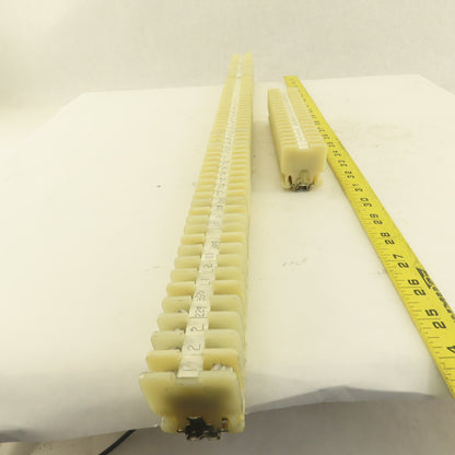 Allen Bradley Bul 1492 Style CA Single Pole Contact Blocks On Rail Lot Of 80