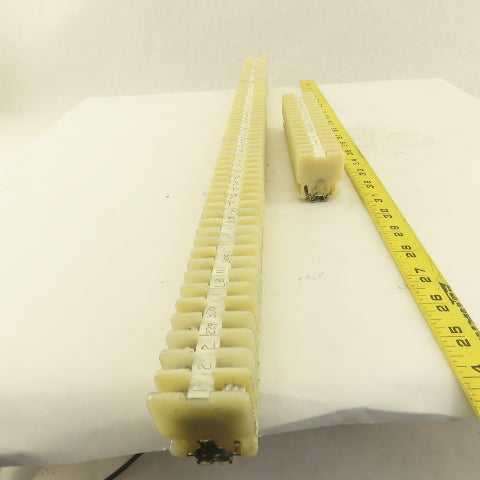 Allen Bradley Bul 1492 Style CA Single Pole Contact Blocks On Rail Lot Of 80