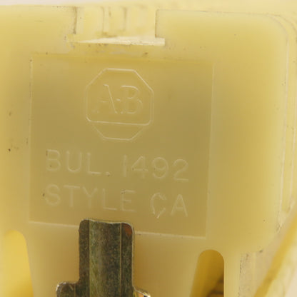 Allen Bradley Bul 1492 Style CA Single Pole Contact Blocks On Rail Lot Of 80