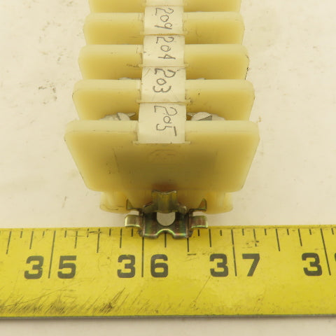 Allen Bradley Bul 1492 Style CA Single Pole Contact Blocks On Rail Lot Of 80
