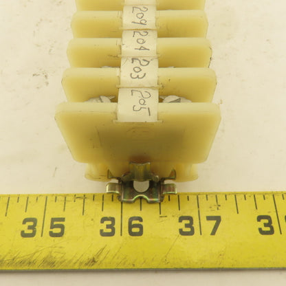 Allen Bradley Bul 1492 Style CA Single Pole Contact Blocks On Rail Lot Of 80
