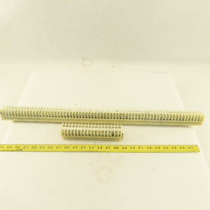Allen Bradley Bul 1492 Style CA Single Pole Contact Blocks On Rail Lot Of 80