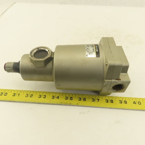 SMC AMG350-N04C 1/2" NPT Pneumatic Condensate Separator Drain Catch 1500l/min