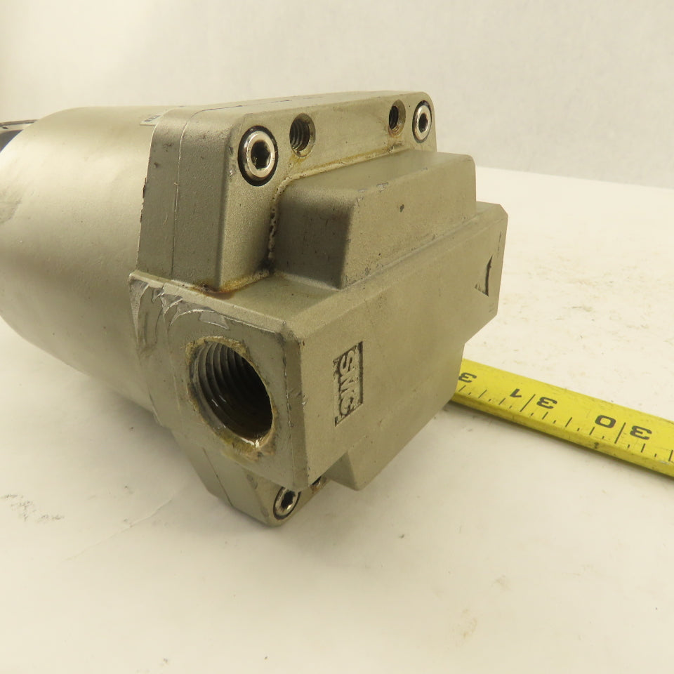 SMC AMG350-N04C 1/2" NPT Pneumatic Condensate Separator Drain Catch 1500l/min