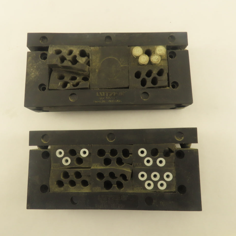 Lutze KKLR2 606 053 Cable Fix Modular Strain Relief Assembly Lot of 2