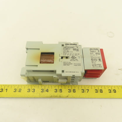 Allen Bradley 700-CF310Z 600V 25A 3Ph Contactor Relay 100S-F 24V Coil