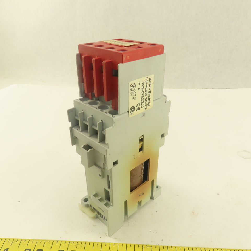Allen Bradley 700-CF310Z 600V 25A 3Ph Contactor Relay 100S-F 24V Coil