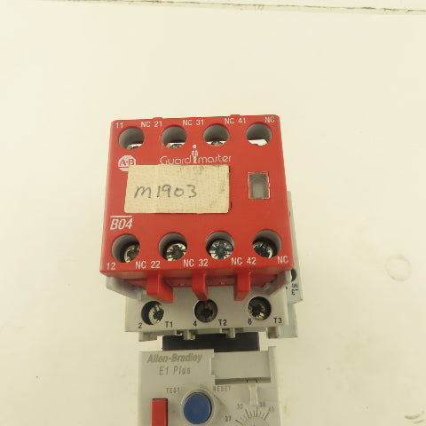 Allen Bradley 100S-C43ZJ14C 600V 75A Contactor Starter Overload 9-45A Trip 24VDC