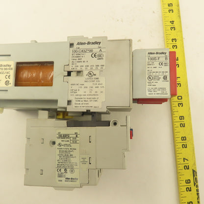 Allen Bradley 100S-C43ZJ14C 600V 75A Contactor Starter Overload 9-45A Trip 24VDC