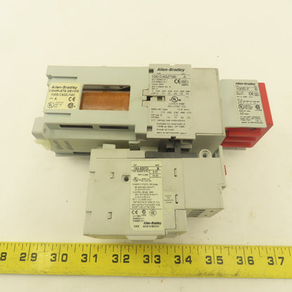 Allen Bradley 100S-C43ZJ14C 600V 75A Contactor Starter Overload 9-45A Trip 24VDC