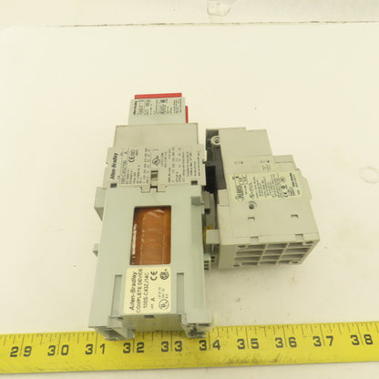 Allen Bradley 100S-C43ZJ14C 600V 75A Contactor Starter Overload 9-45A Trip 24VDC