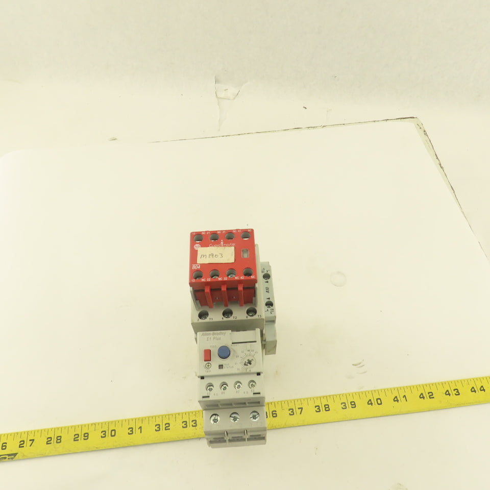 Allen Bradley 100S-C43ZJ14C 600V 75A Contactor Starter Overload 9-45A Trip 24VDC