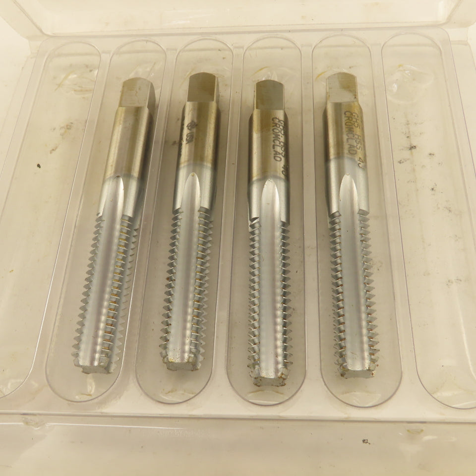 New England Tap 3/8"-16 GH5 Hand Tap Bottoming 4 Straight Flute Lot Of 4